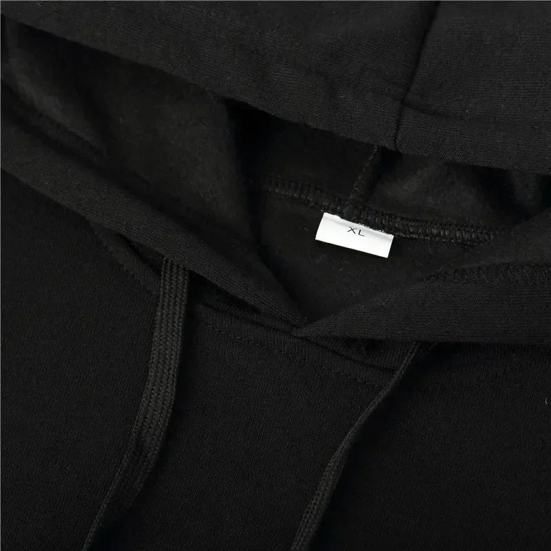 NORWAY printing Autumn winter models Men's Fleece windproof Warm Cotton Oversized Hoodie Outdoor Commuter Men's High Elastic top - Matrix Studios
