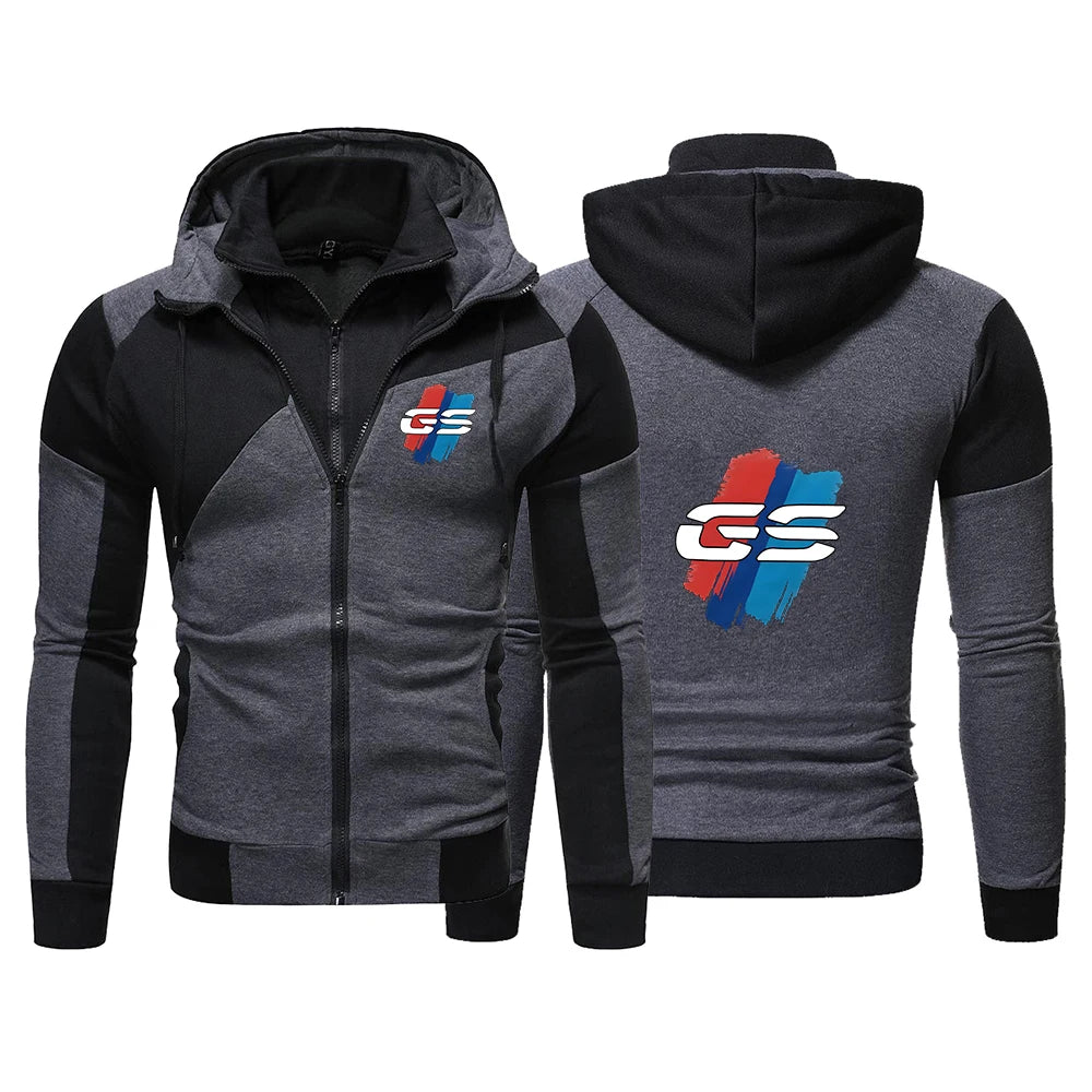 GS Adventure Motorcycle 2025 Spring Autumn Men's Fashion Long Sleeve Slim fit Sportswear Comfortable Hoodie Pants Suits - Matrix Studios