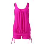 5XL Plus Size Tankini Sets for Women Two Piece Swimsuits High Waist Sexy Bikini Bathing Suit Beach Swimwear - Matrix-studios.com