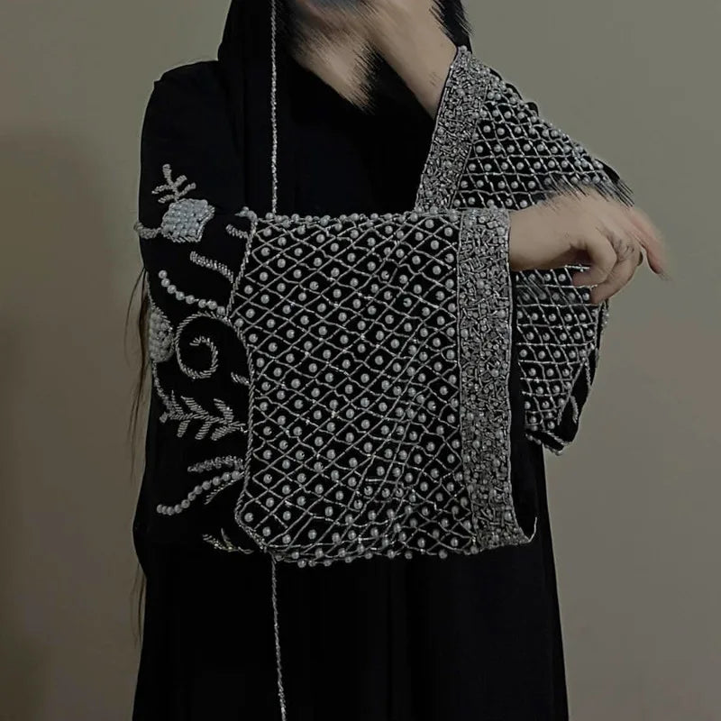 Eid Abaya Women Dress Kaftan Diamond Beading Jalabiya Party Muslim Dubai Vestidos Largo Ramadan Morocco Caftan Robe Abayas 2026 - Matrix-studios.com