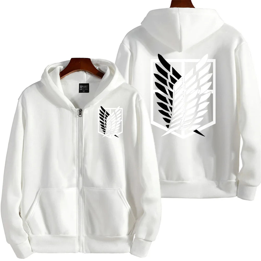 Zipper cardigan with fleece hooded zipper sweatshirt for casual and fashionable men - Matrix Studios