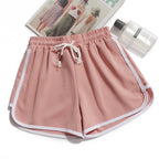1pcs Summer Women Casual Solid Shorts Girl Gym Workout Shorts Pants Ladies Mid Waisted Yoga Short Student  Loose Shorts S-3XL - Matrix Studios