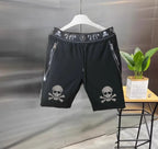 2025 Designer  Rhinestone  short Summer Luxurious Plein ali Hip Hop Male Brand Casual short pant
