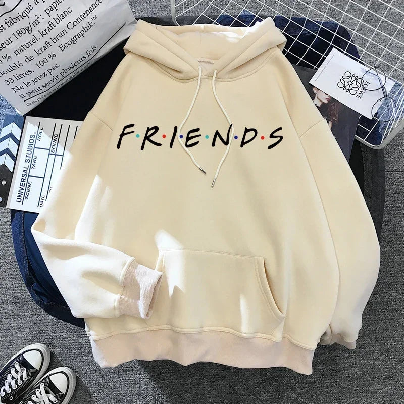 Friends TV Show Hoodies for Women, Funny Cartoon Friends Hoodies, Ullzang Graphic, Vintage Anime Sweatshirt, Female Hoody, 90s - Matrix Studios