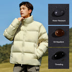 Semir Down Jacket Men Women 2026 Winter New Light Short Coat Three-Proof Thermal Puffer Coat Couple Top Trendy Down Jacket - Matrix Studios