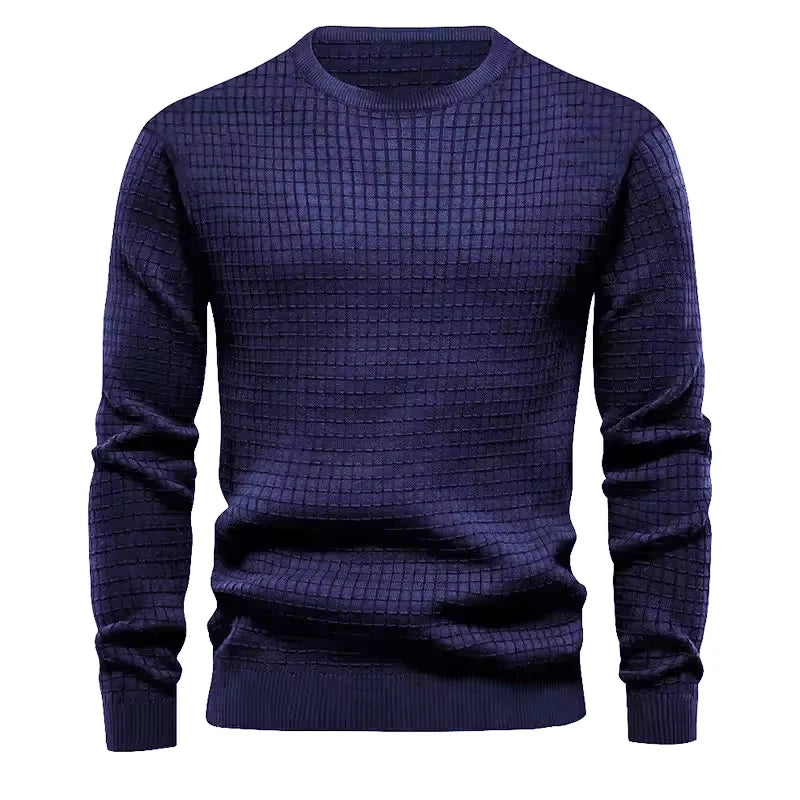 New Men's Crew Neck Sweatshirts Solid Color Large Sweatwear Spring Outdoor Jogging Tops - Matrix Studios