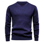 New Men's Crew Neck Sweatshirts Solid Color Large Sweatwear Spring Outdoor Jogging Tops - Matrix Studios