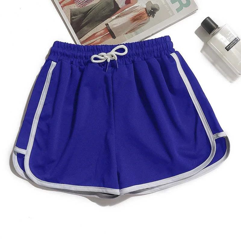 1pcs Summer Women Casual Solid Shorts Girl Gym Workout Shorts Pants Ladies Mid Waisted Yoga Short Student  Loose Shorts S-3XL - Matrix Studios