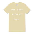 EU size 100% pure cotton custom T-shirt front and back team school uniform store logo text photo for men's personalized high-end - Matrix Studios