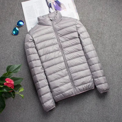 New Autumn And Winter Down Jacket Men's Fashion Hooded Super Light Warm Slim Coat Down Jacket Men's Coat - Matrix Studios