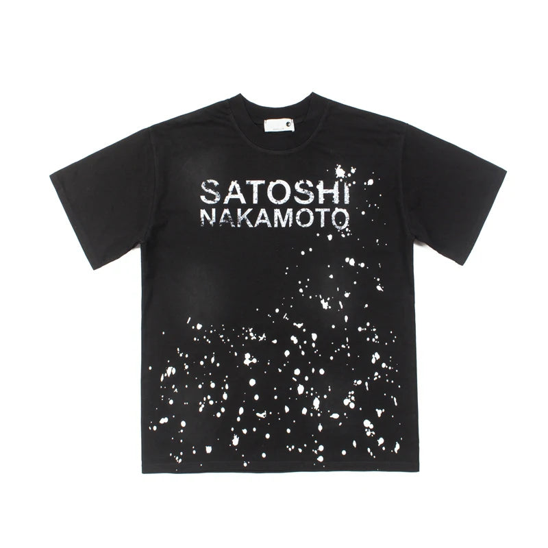 26SS American Street Satoshi Nakamoto Tank Top Sleeveless Vest Men Women Melting Ice Lolly Letter Print Y2K T Shirt Clothing - Matrix-studios.com