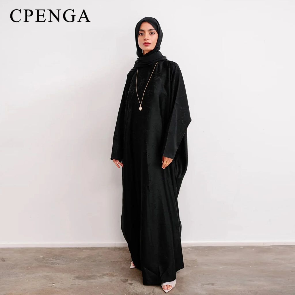 Luxury 2 Piece Muslim Outift Sets for Women Ramadan Dubai Hijab Abaya Dress Islamic Party Kaftan Robe Elegant Turkey Gown 2025 - Matrix-studios.com