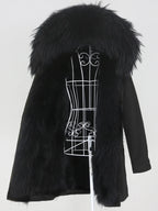 OFTBUY Winter Jacket Women Long Parka Real Fox Fur Coat Natural Raccoon Fur Collar Hood Thick Warm Streetwear Parkas New - Matrix Studios