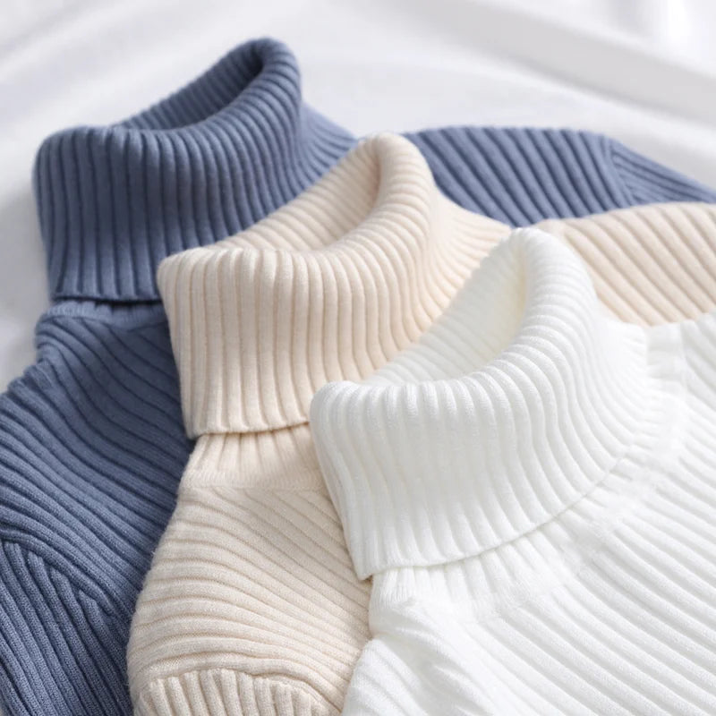 Heliar Women Fall Turtleneck Sweater Knitted Soft Pullovers Cashmere Jumpers Basic Soft Sweaters For Women 2026 Autumn Winter - Matrix-studios.com