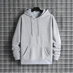 2025 Fall/winter New Arrival Men's Hoodie High Quality Solid Color Hooded Sweatshirt Male Home Outdoor Casual Fashion Pullover - Matrix Studios