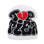 Y2K Letter Knitted Winter Autumn Beanie Cap Men Women Kanye Beanies Gorras Hombre Top Warm Skiing Hat Ear Hats Hip Hop Skullcap - Matrix-studios.com