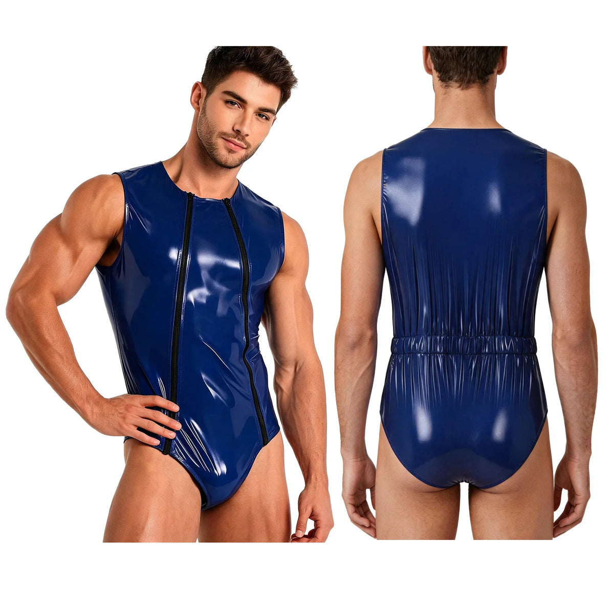 Women Men Washable Diaper Cover Sleeveless Waterproof Bodysuit Swimwear Clubwear Elderly Alzheimer Bedridden Adaptive Clothing - Matrix Studios