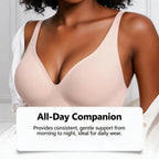 Zero Feel Jelly Wireless Seamless Bra for Women, Gentle All Day Shaping Support, Skin Friendly Breathable Seam Edge, Light Invisible Bra for Office Casual Daily Wear - Matrix Studios