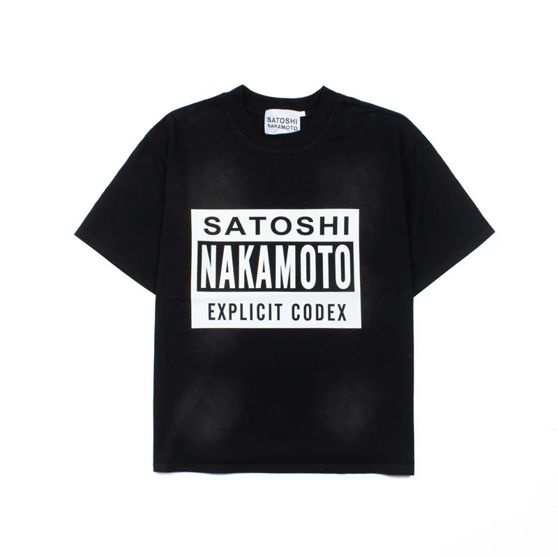 26SS American Street Satoshi Nakamoto Tank Top Sleeveless Vest Men Women Melting Ice Lolly Letter Print Y2K T Shirt Clothing - Matrix-studios.com