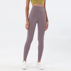 SOISOU Nylon Yoga Pants Gym Leggings Women Girl Fitness Soft Tights High Waist Elastic Breathable No T Line Sports Pants - Matrix-studios.com