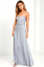 Fashion Multi-worn V-neck Vestidos De Fiesta Women Long Dress Sexy Strapped Lady Summer Maxi Dress - Matrix-studios.com