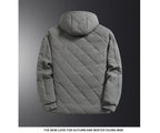 Winter Men's Fleece Warm Down Parkas Fashion Men Cotton Thick Padded Coats Men Thermal Windbreaker Hooded Overcoats Clothing - Matrix Studios