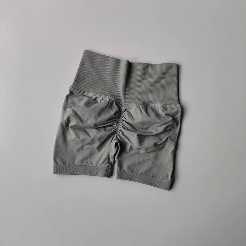 Summer High-Waist Women's Yoga Shorts Breathable Fitness Butt Lift Sports Running Shorts Cycling Push-Up Workout Gym Shorts - Matrix Studios