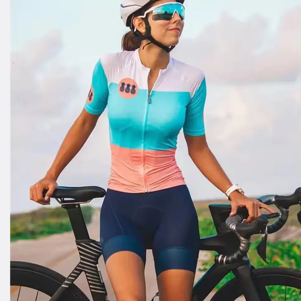 Summer Cycling Jersey Sets 2026 Women Cycling Clothing MTB Bike Suit Short Sleeved Bicycle Bike Outdoor Clothes Maillot Ciclismo - Matrix-studios.com