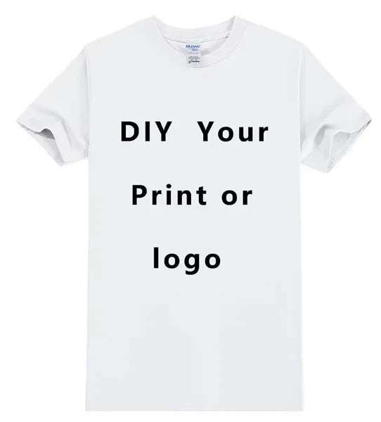 EU size 100% pure cotton custom T-shirt front and back team school uniform store logo text photo for men's personalized high-end - Matrix Studios