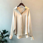2025Spring Shirt And Blouses New Sweater Cardigans Woman Top Knitted Korean Long Sleeve Lapel Button Elegance Sweet Casual Coats - Matrix-studios.com