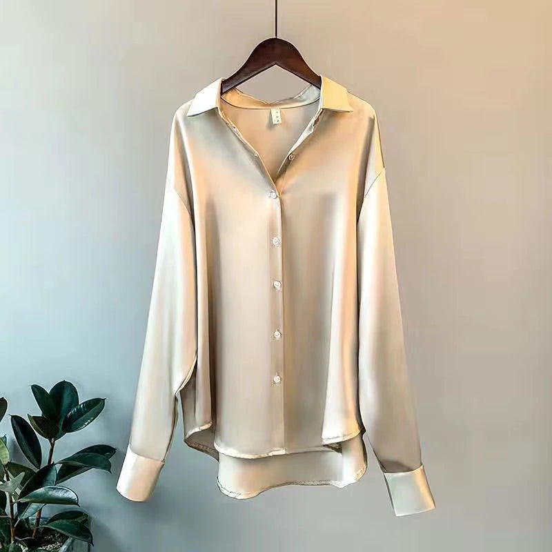 2025Spring Shirt And Blouses New Sweater Cardigans Woman Top Knitted Korean Long Sleeve Lapel Button Elegance Sweet Casual Coats - Matrix-studios.com
