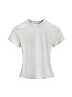 2025 New High Quality Casual T shirt Sexy Slim Short Sleeves Fashion Trend Solid Women Clothing y2k Tops - Matrix-studios.com