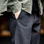Maden Vintage 13.5OZ Selvedge Raw Denim Jeans Cotton Straight Denim Pants Men's Heavyweight Blue Zip Fly with Pockets Trousers - Matrix Studios