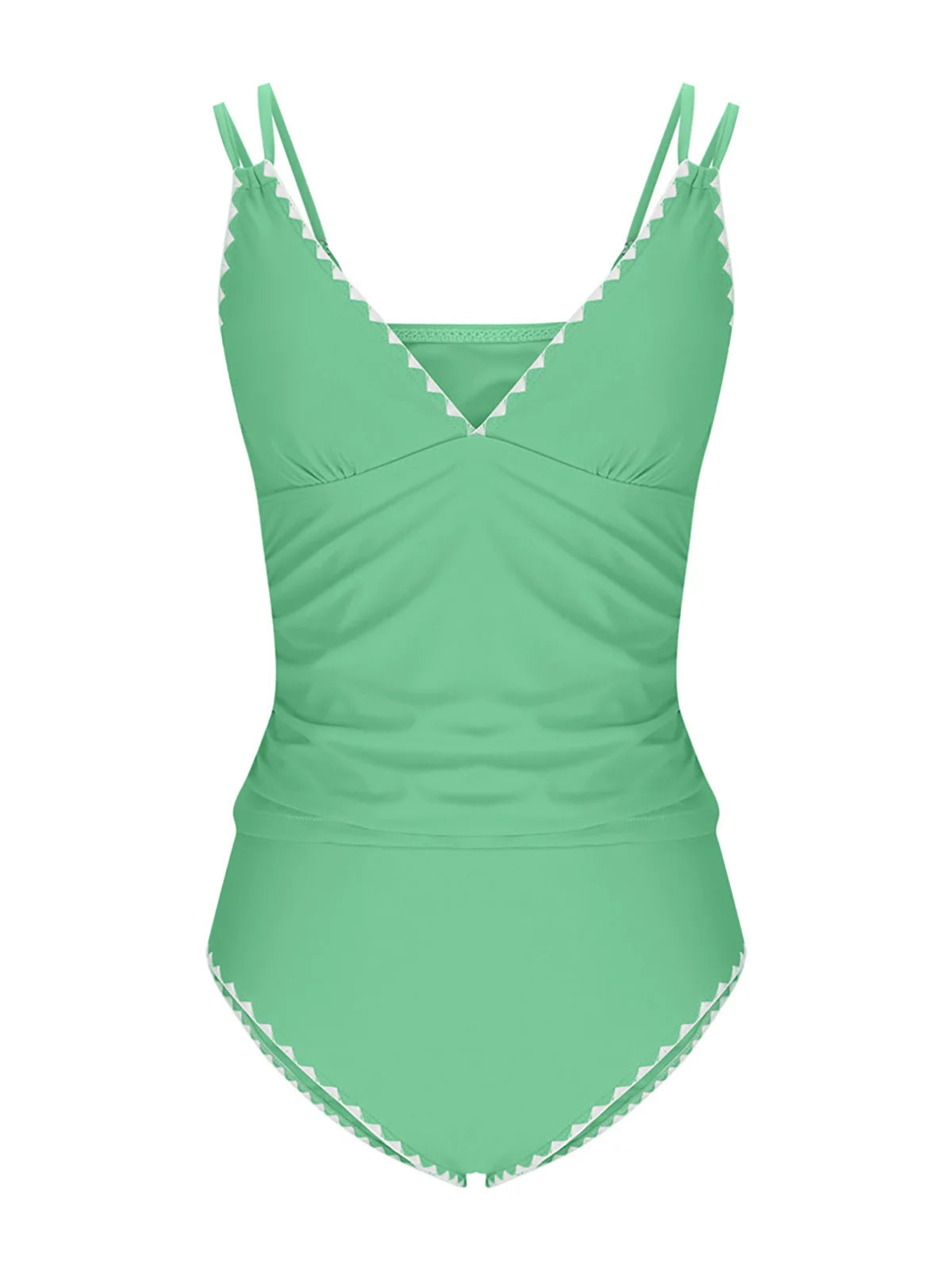 S - XXL New 10 Colors V Neck Tankini Bikini Women Swimwear Female Swimsuit Two-Pieces Bikini Set Bather Bathing Suit Swim K6770 - Matrix-studios.com