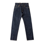 Red Tornado 16oz Slim Straight Fit Jeans Rinsed Pink Selvedge Denim Straight Leg Pants - Matrix Studios