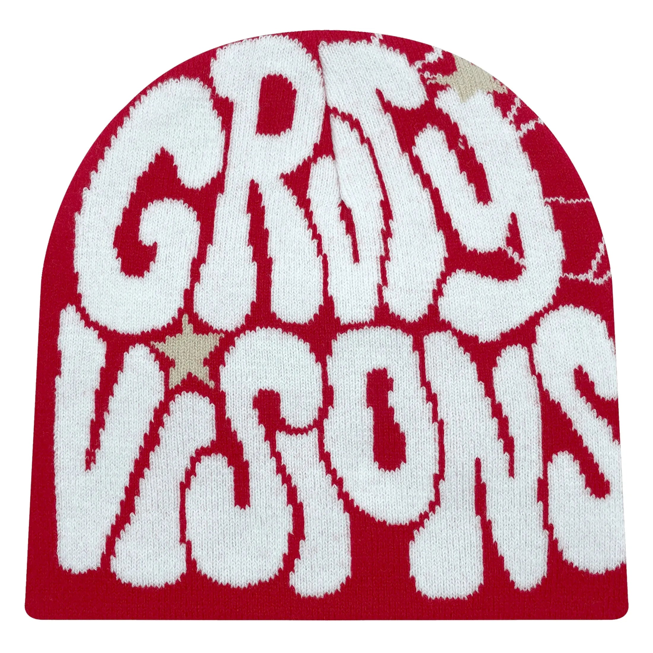 New  European and American popular acrylic material GR letter jacquard outdoor fashion knitted hat for men and women beanie hat