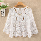 New 2026 Fashion Spring Summer Knitted Cardigan Women Sunscreen  Shawls Tops Female Loose Casual All-match Ladies Coat - Matrix Studios