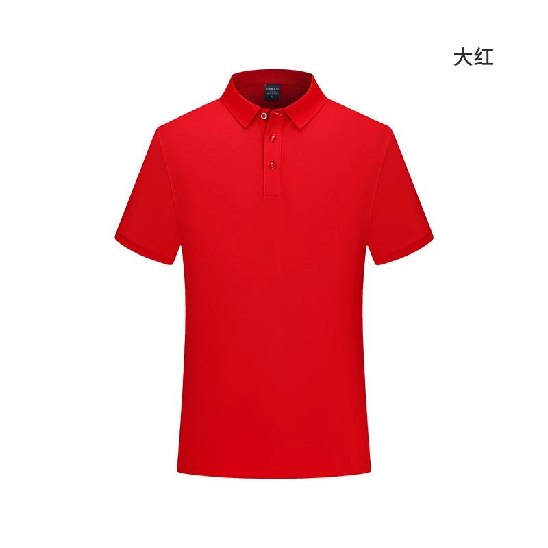Summer 230g 100% Cotton Polo Shirt Print Logo Customized Embroidery Company Group Name Men Women Short Sleeved Breathable Top - Matrix-studios.com