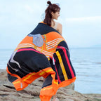 140x180cm Celebrity With The Same Cover-Ups Women Large Beach Dress Bikini Bathing Swimwear Sunburn Protection Sarong Wrap Scarf - Matrix Studios