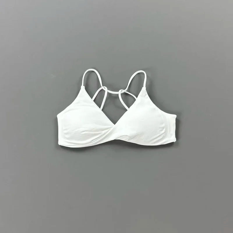 HISTELLO Vision Sports Bra Women Yoga Underwear Gym Running Exercise Backless Bra High Support Active Wear Fitness Workout Top - Matrix Studios