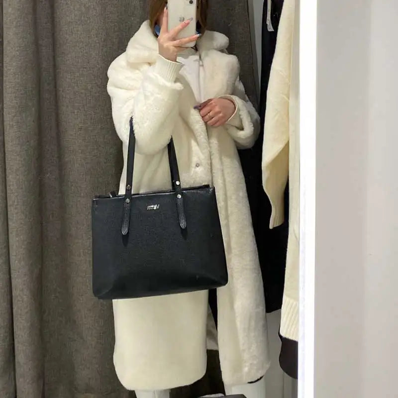 Winter Women High Quality Faux Rabbit Fur Coat Luxury Long Fur Coat Loose Lapel OverCoat Thick Warm Plus Size Female Plush Coats - Matrix Studios