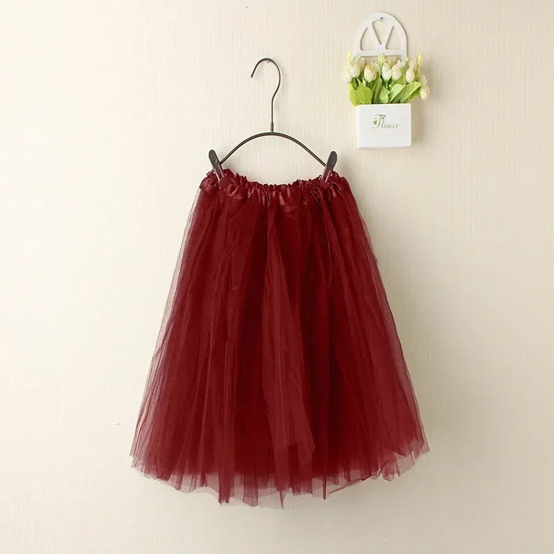 Women Summer Vintage Tulle Skirt Adult Fancy Ballet Dancewear Party Costume Ball Gown Mini Skirt - Matrix-studios.com