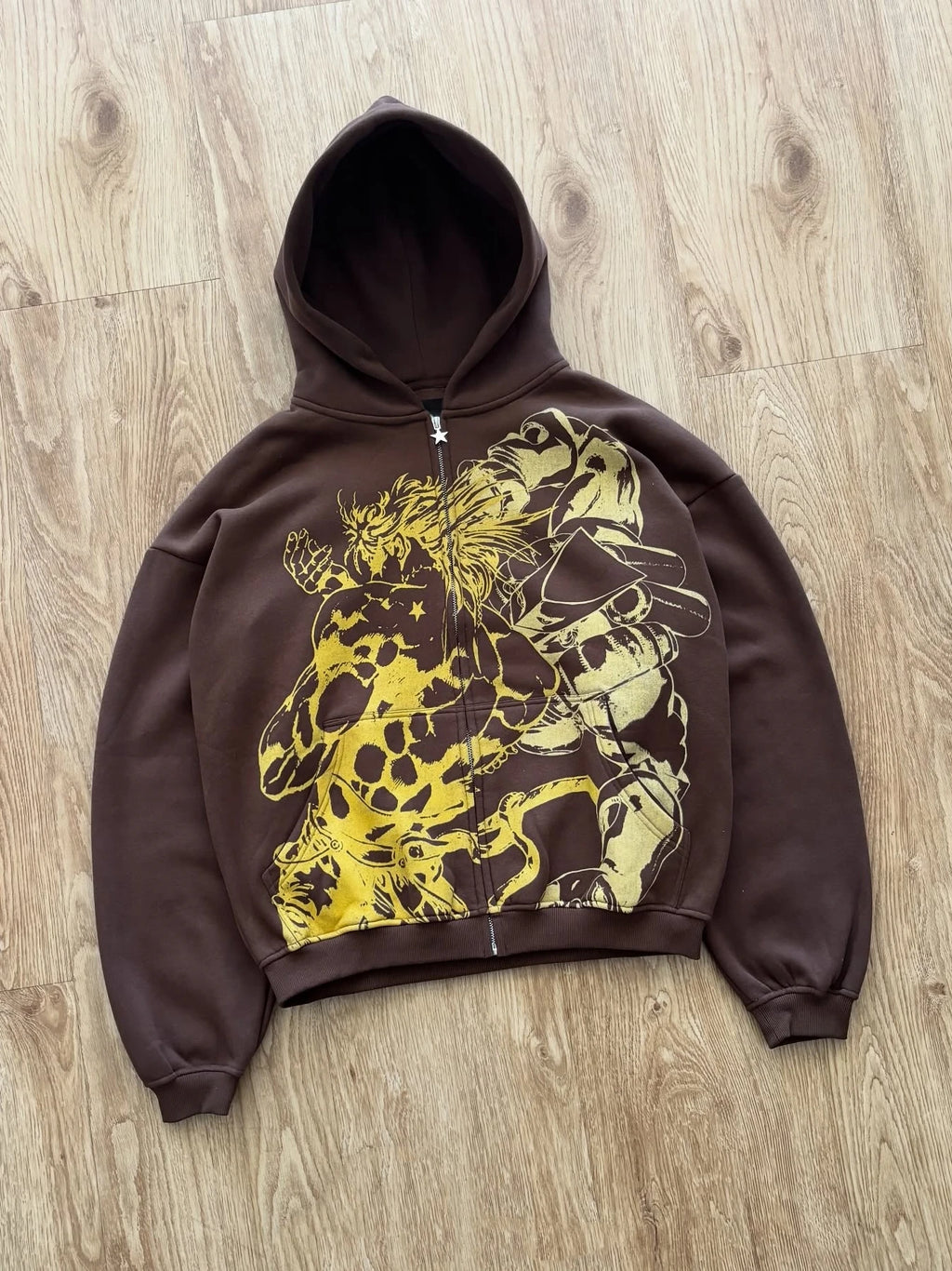Y2k Stands Hiphop Jojo Bizarre Adventure Hoodies Harajuku Oversized Mens Womens Zipper Hoodie Hip Hop Couple Street Sweatshirt - Matrix Studios
