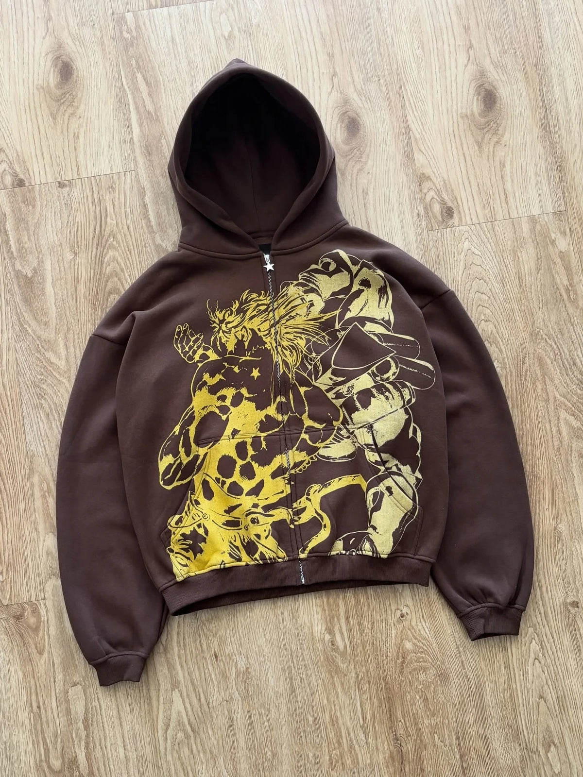 Y2k Stands Hiphop Jojo Bizarre Adventure Hoodies Harajuku Oversized Mens Womens Zipper Hoodie Hip Hop Couple Street Sweatshirt - Matrix Studios