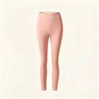 Winter Seamless Fleece Warm Leggings Female casual warm top Ladies Thermal Underwear 2pcs Set Slim Thin  Sports Fitness Leggings - Matrix-studios.com