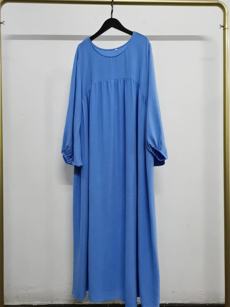 Eid Plain Modest Khimar Abaya Dubai 2024 Muslim Islam Arabic Palestine Abayas For Women Kaftan Dress Caftan Robe Femme Musulmane - Matrix-studios.com