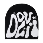 Y2K Letter Knitted Winter Autumn Beanie Cap Men Women Kanye Beanies Gorras Hombre Top Warm Skiing Hat Ear Hats Hip Hop Skullcap - Matrix-studios.com