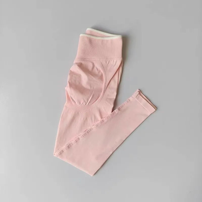 Peach Butt Yoga Pants, High-Waisted Butt-Lifting Fitness Pants for Women, Highly Elastic Quick-Drying Tight Leggings for Workout - Matrix-studios.com