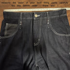 511XX-0009 RedTornado Raw Denim Jeans 16oz Heavy Weight Indigo Selvage One Washed Sanforized Zipper Pants - Matrix Studios