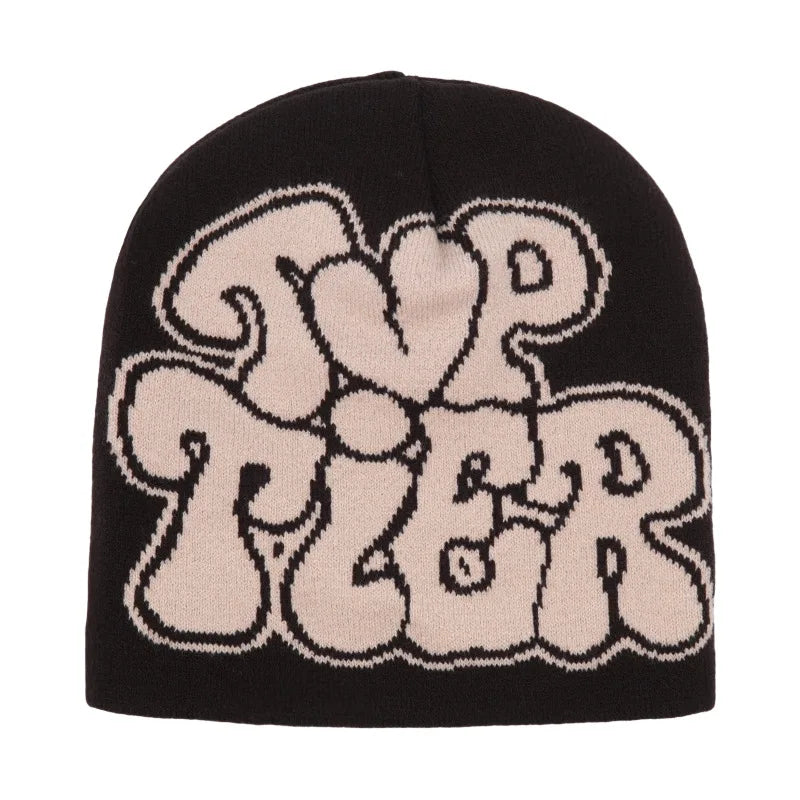 New Autumu Winter Keep Warm Knit Hat Women Men Skiing Beanies Outdoor Cold Hat Cycling Skullcap Fashion Letter Y2K Hiphop Beanie